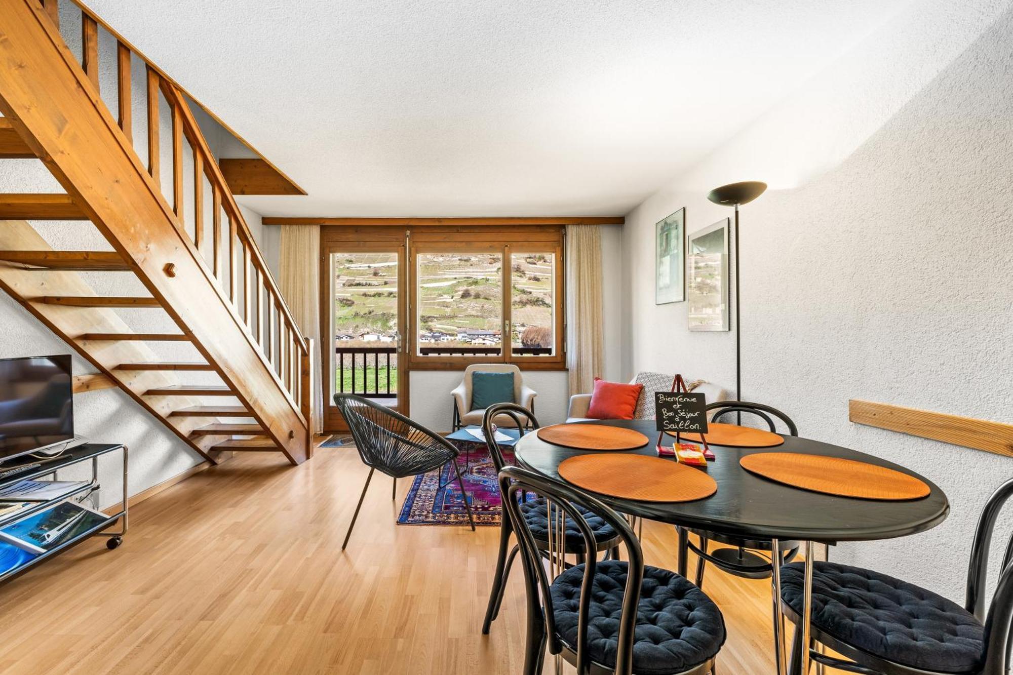 Duplex Cosy Aux Bains De Saillon Exterior foto