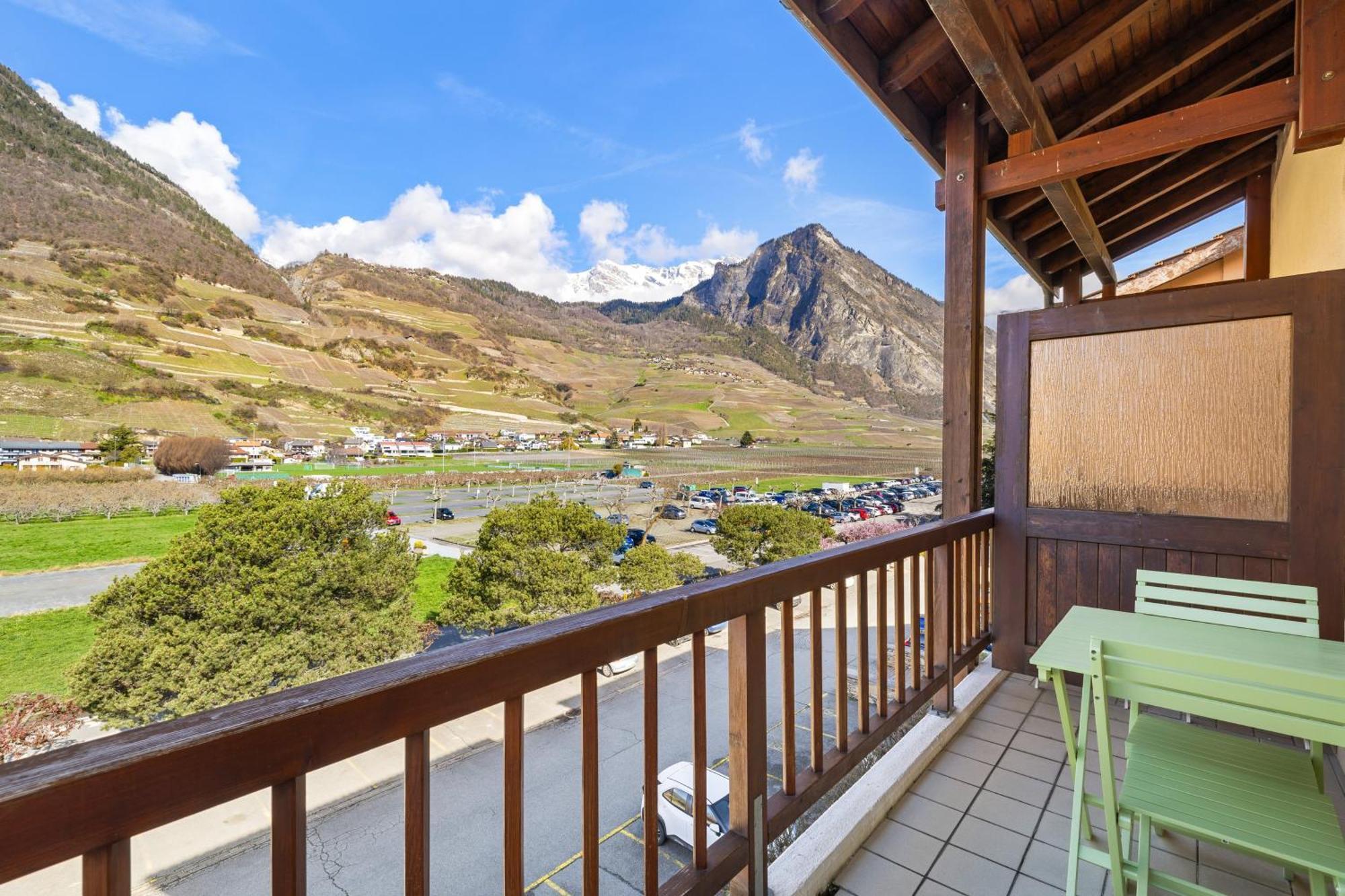 Duplex Cosy Aux Bains De Saillon Exterior foto